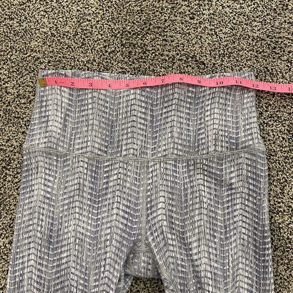 LULULEMON 6 Wunder Under Gray Cropped 22” Running Capris Luon Arrow Battleship - Picture 7 of 16